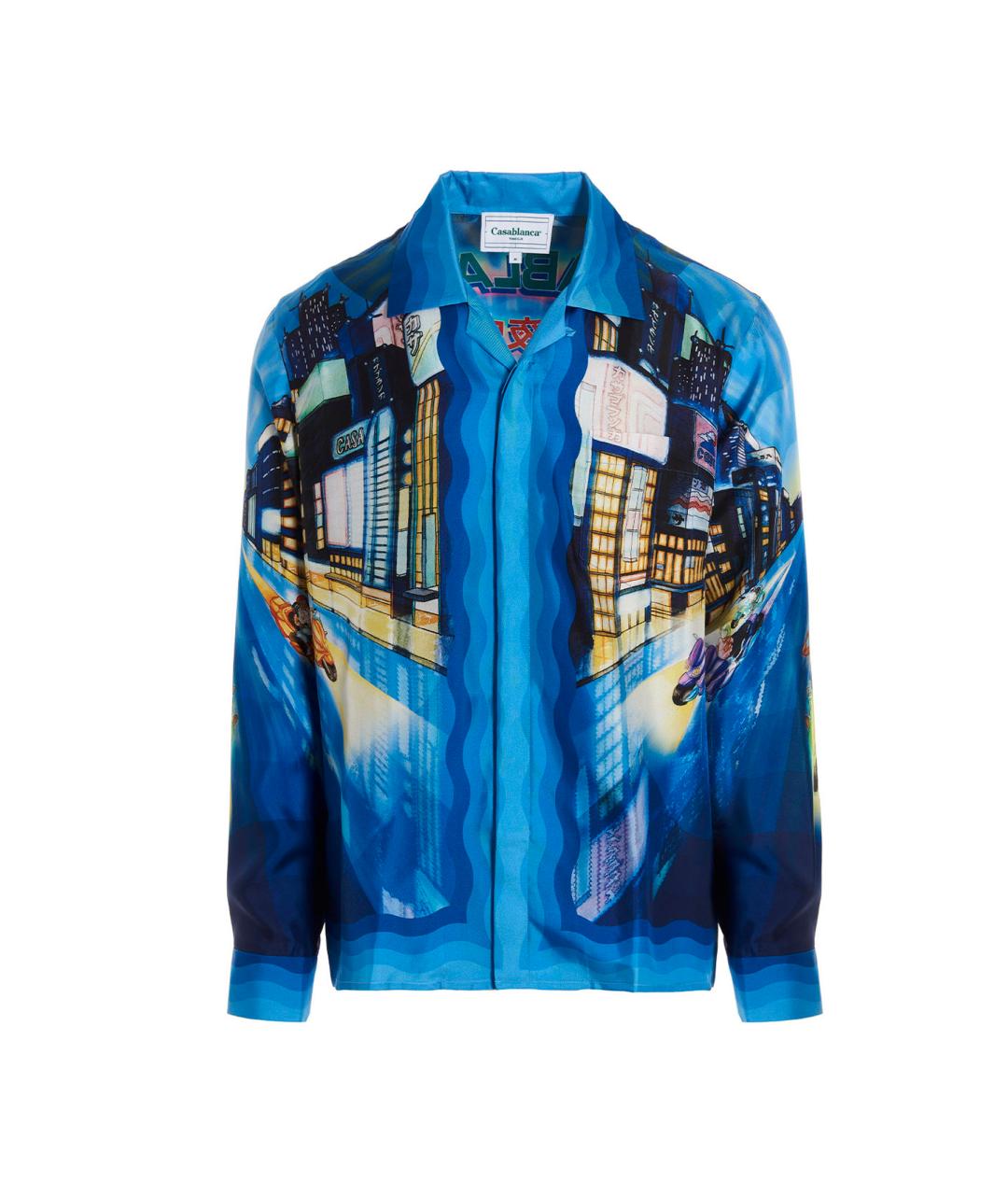 CASABLANCA Мульти шелковая кэжуал рубашка, фото 1