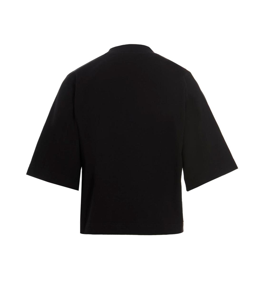 PALM ANGELS Черная хлопковая футболка, фото 2