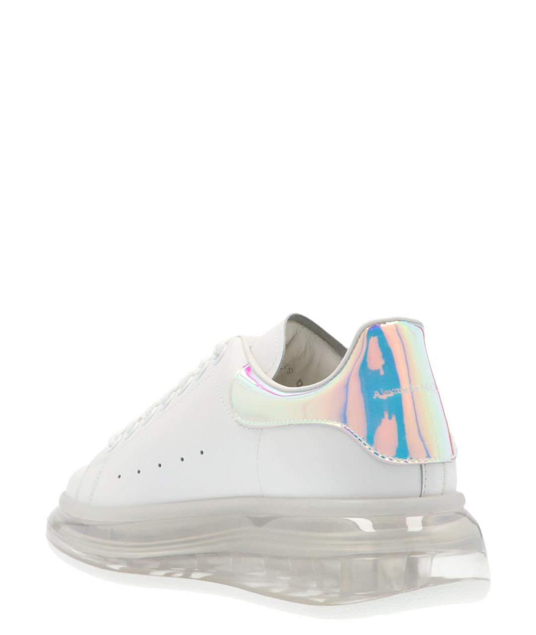 ALEXANDER MCQUEEN Белые кожаные кроссовки, фото 2