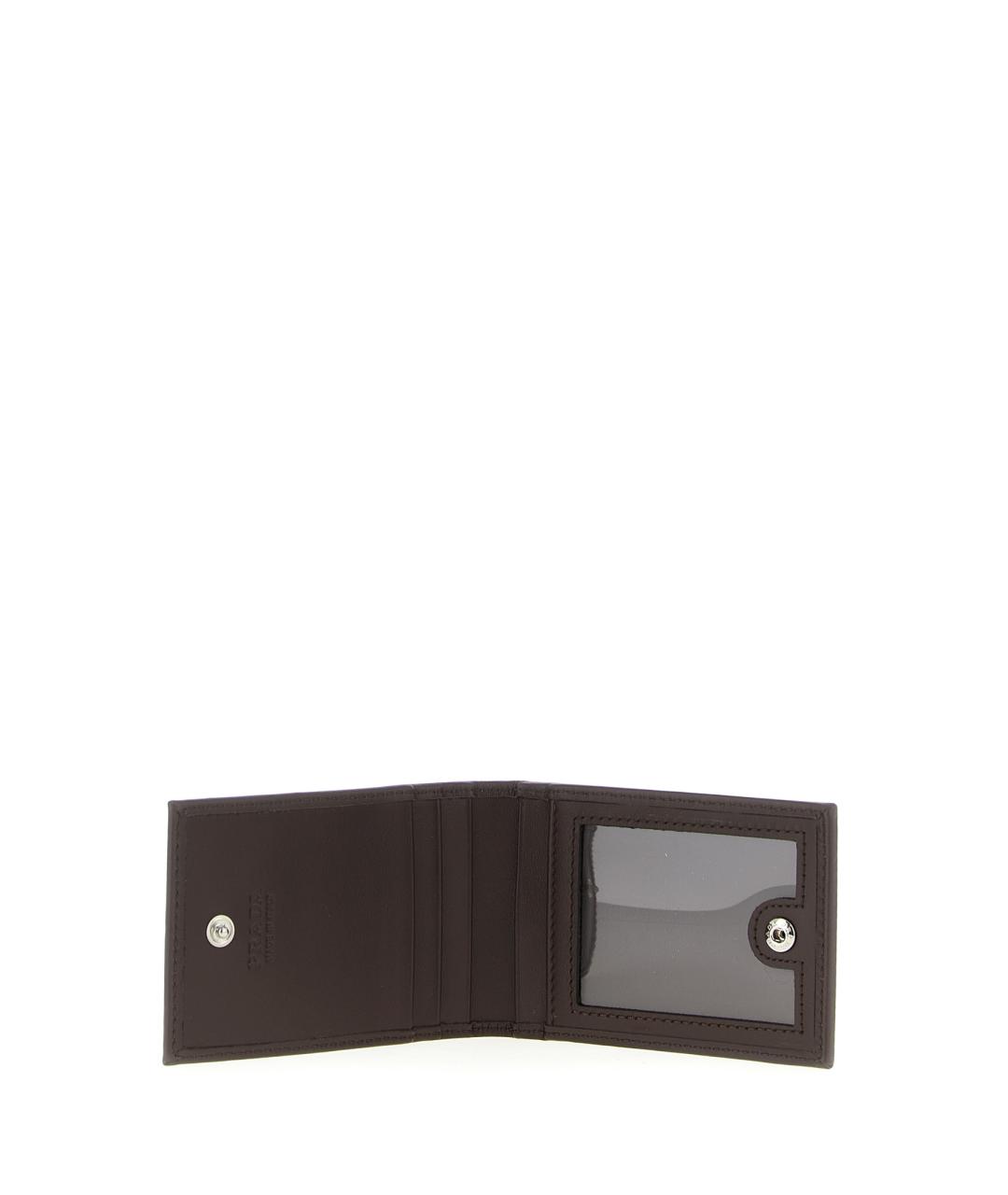 PRADA Коричневый кардхолдер, фото 3