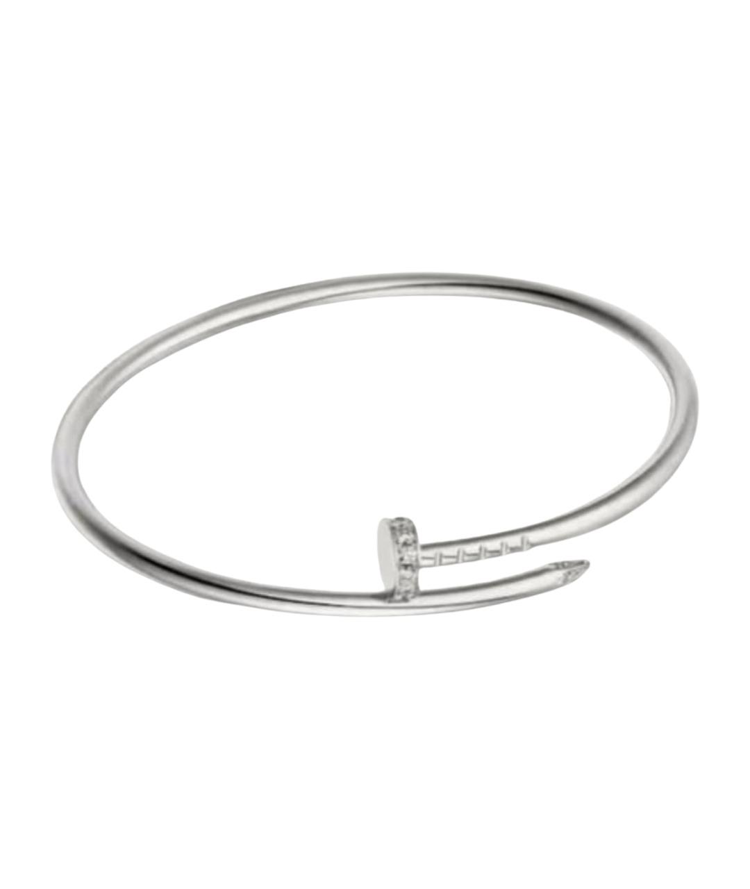 CARTIER Серебрянный браслет из белого золота, фото 1