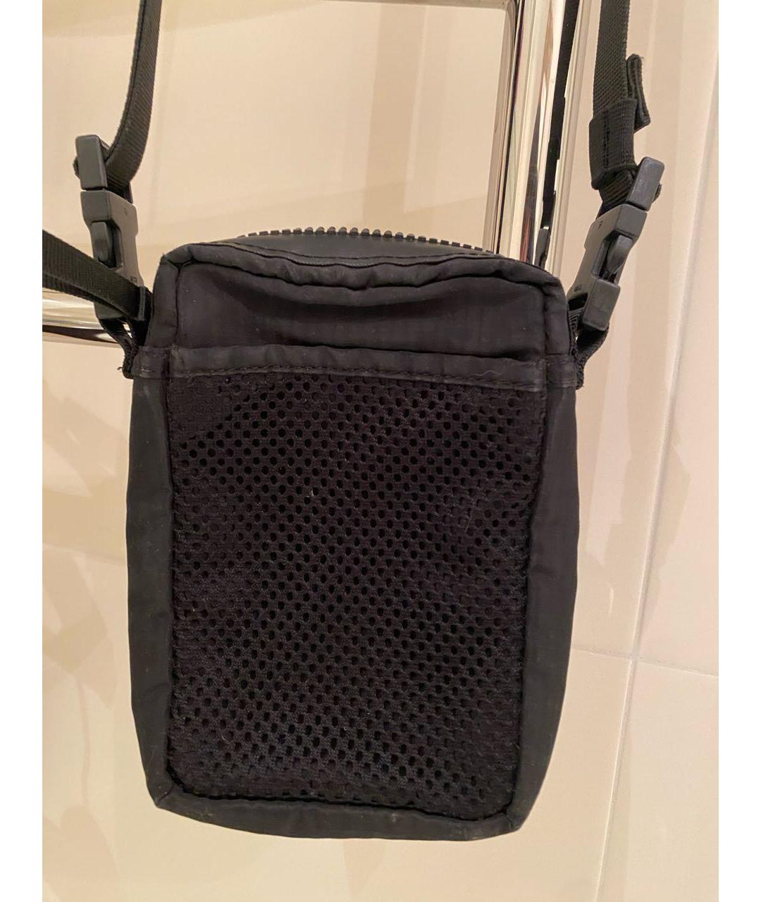 ACNE STUDIOS Черная тканевая сумка через плечо, фото 2