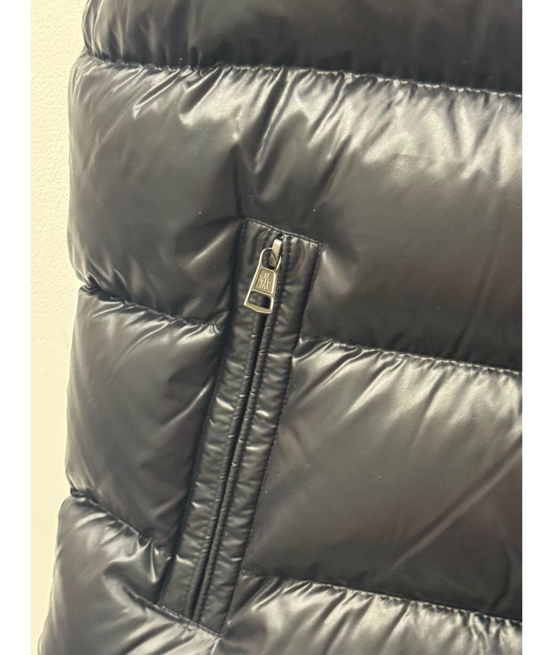 MONCLER Черный жилет, фото 5