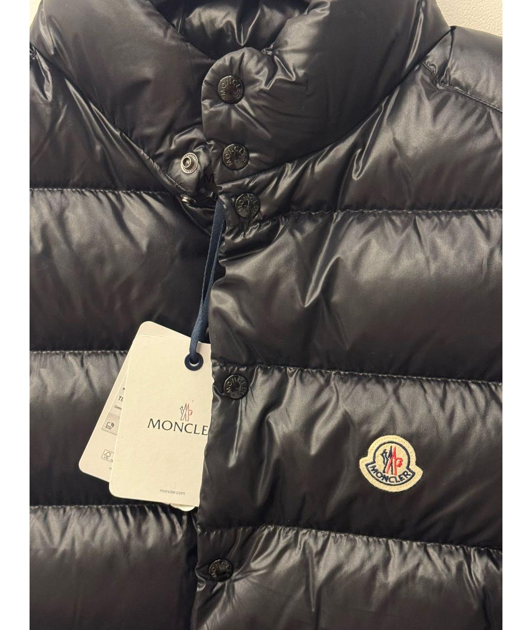 MONCLER Черный жилет, фото 4