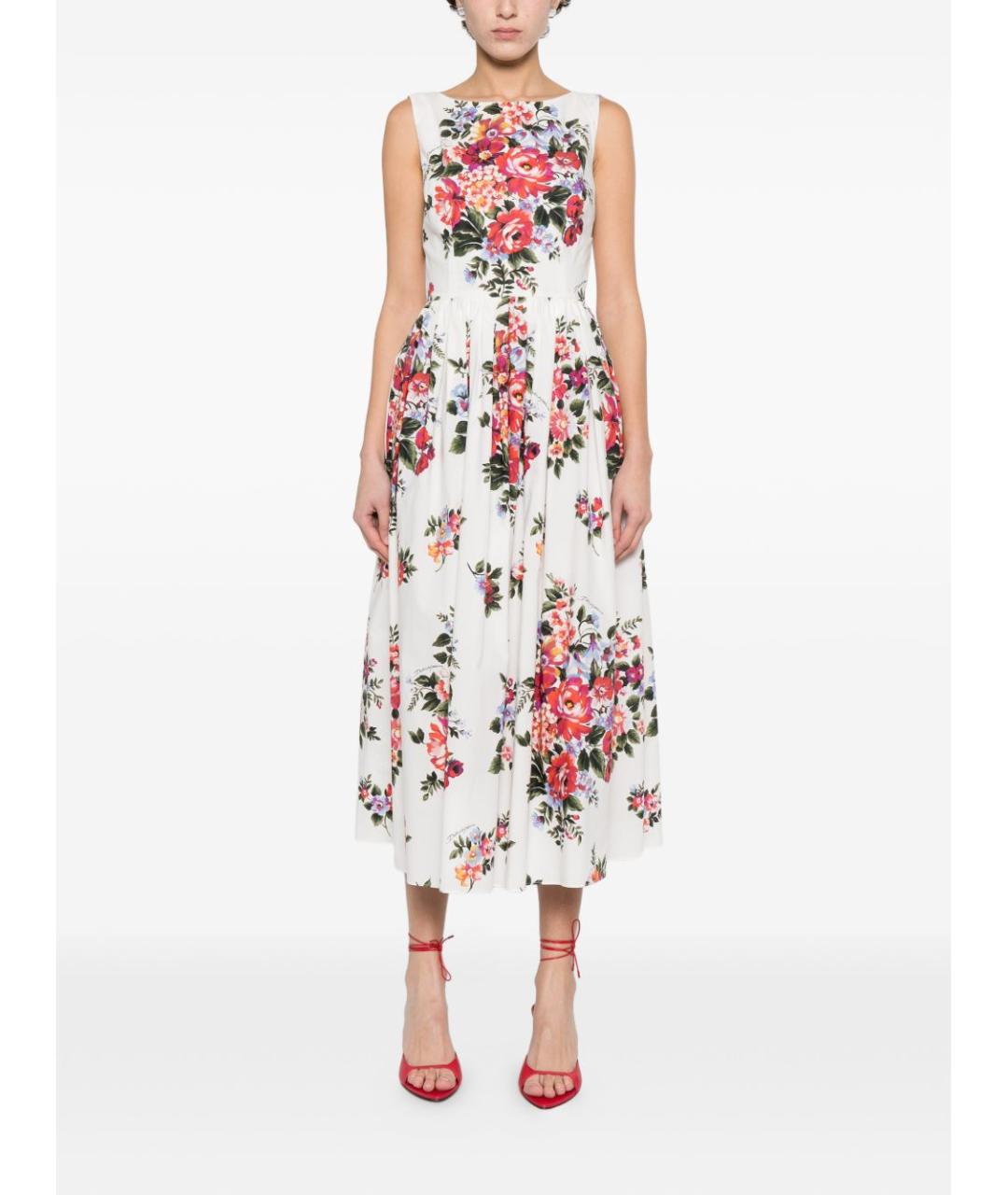 DOLCE&GABBANA Белое повседневное платье, фото 2