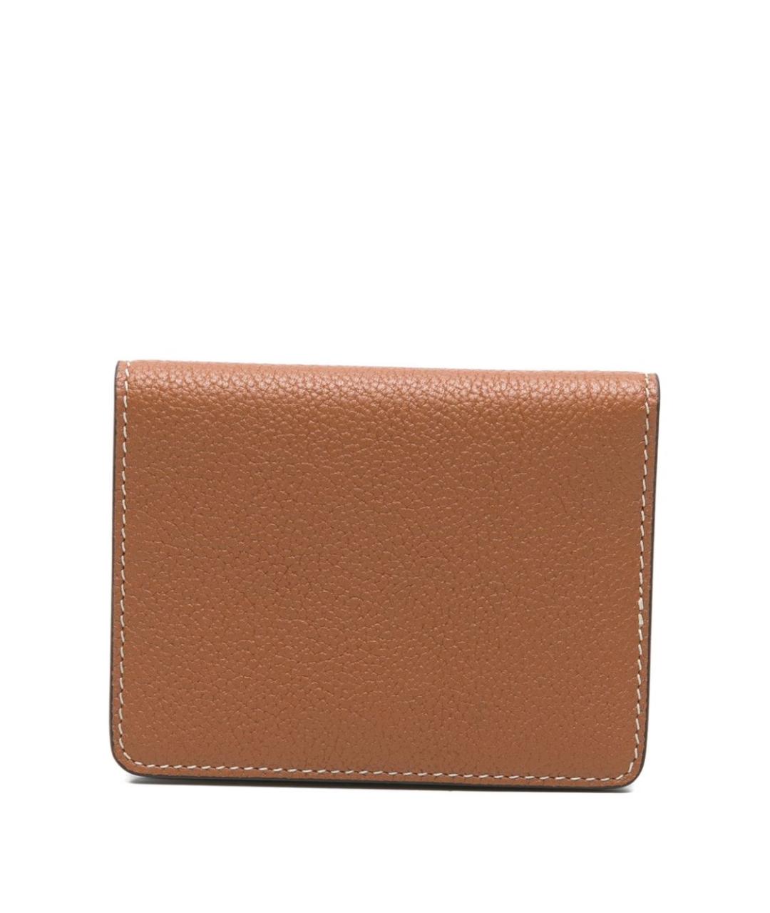 CELINE Коричневый кожаный кошелек, фото 3