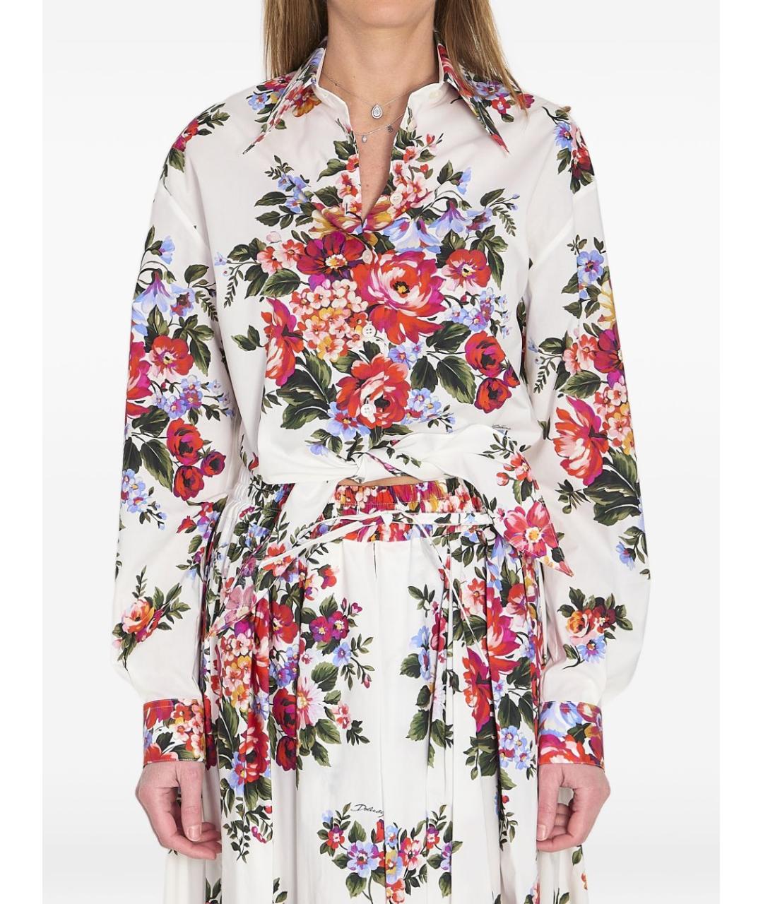 DOLCE&GABBANA Мульти хлопковая рубашка, фото 2
