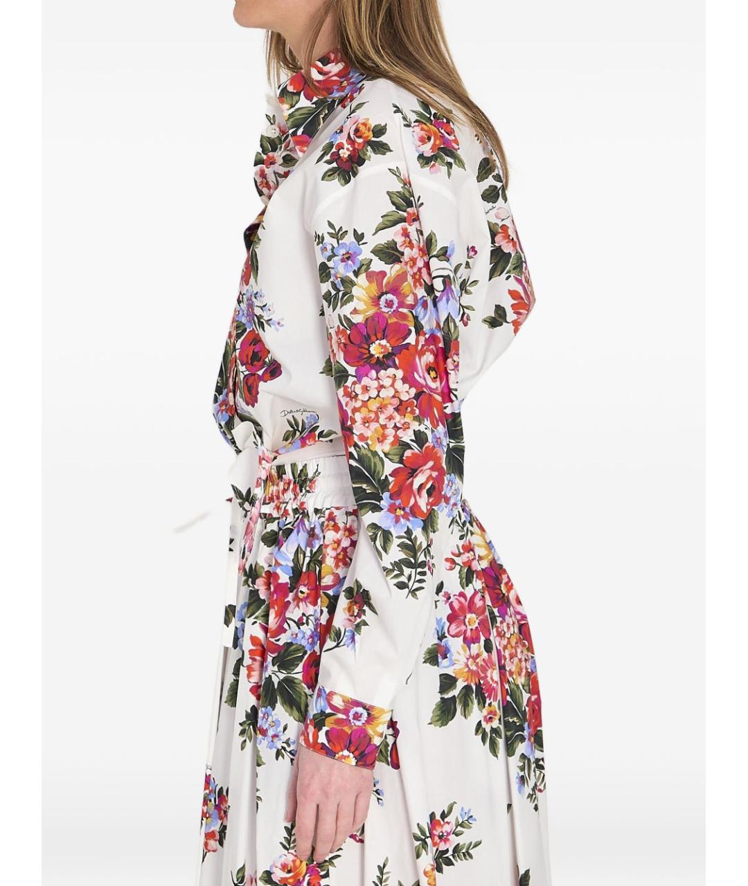 DOLCE&GABBANA Мульти хлопковая рубашка, фото 4