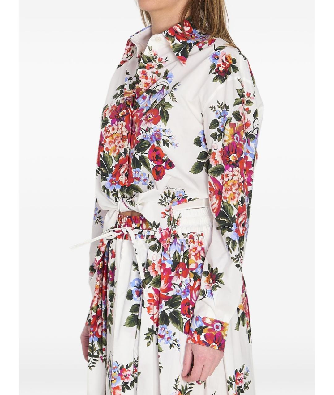 DOLCE&GABBANA Мульти хлопковая рубашка, фото 5