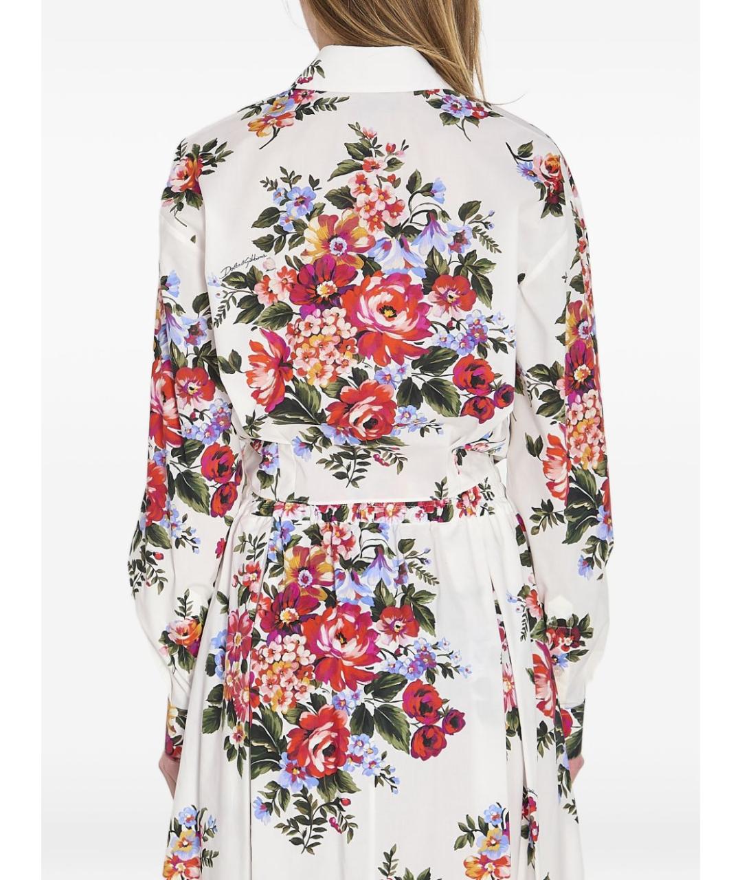 DOLCE&GABBANA Мульти хлопковая рубашка, фото 3
