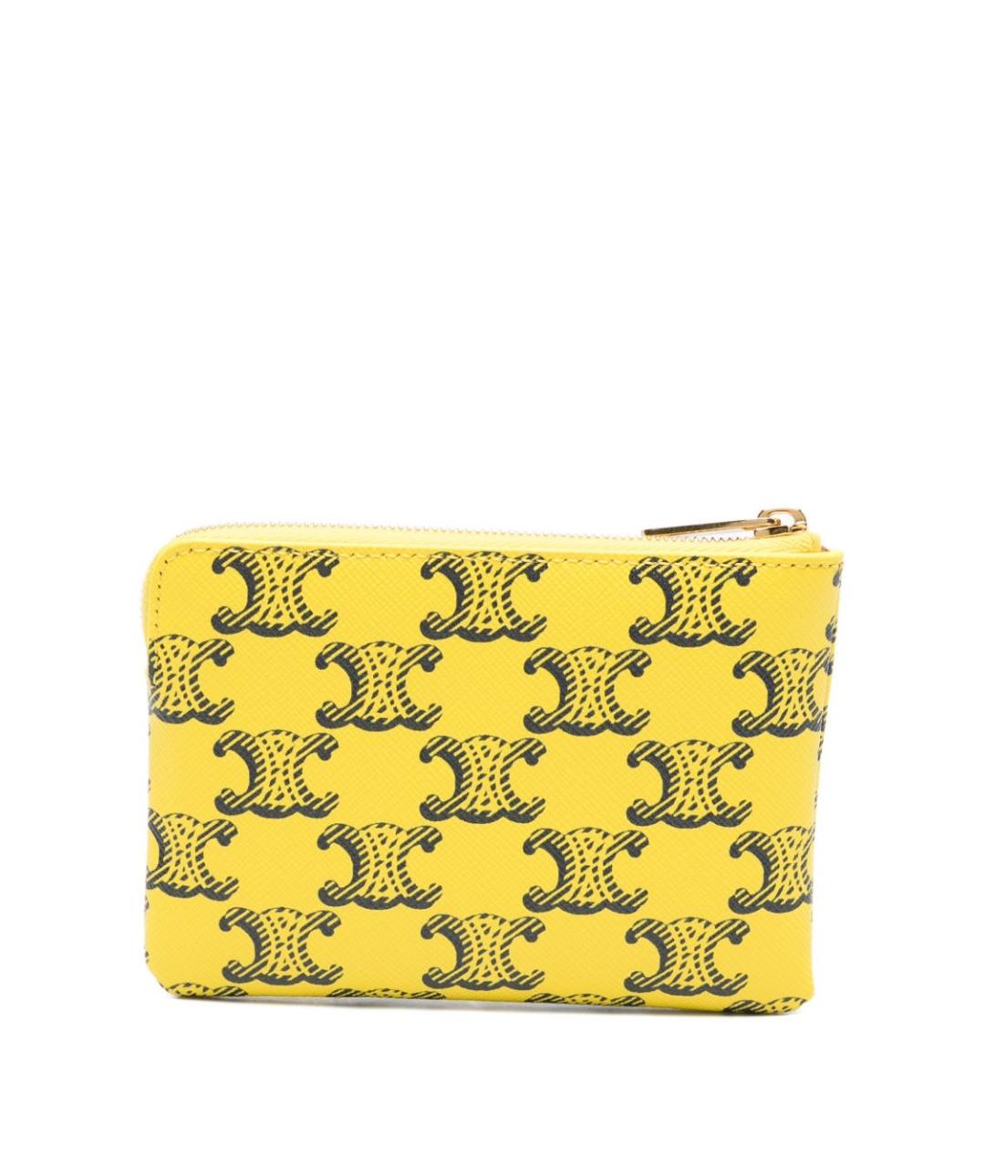CELINE Желтый кошелек, фото 3