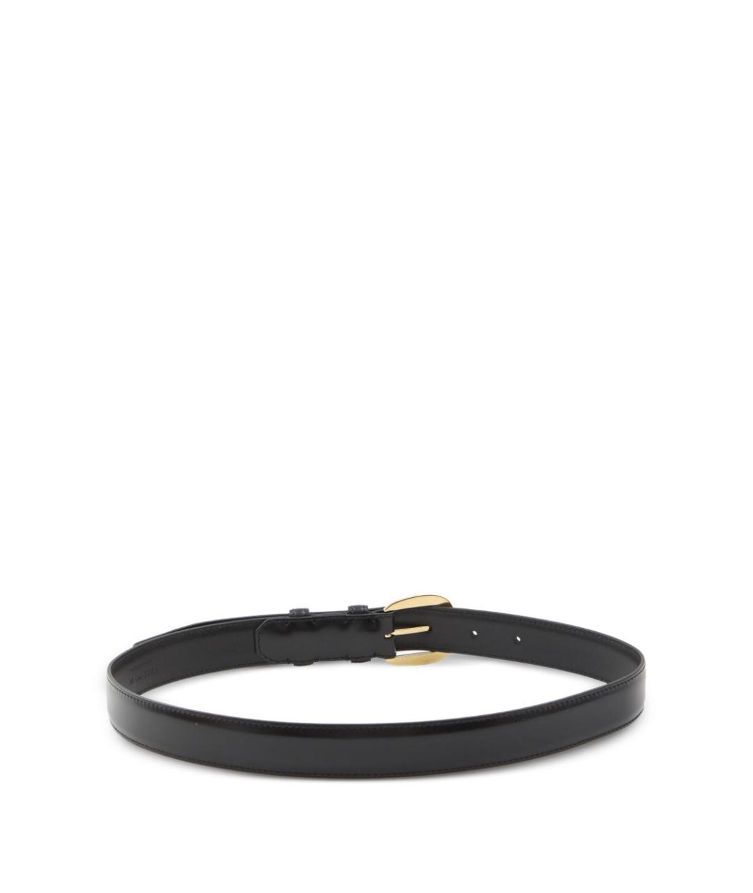 CELINE Черный кожаный ремень, фото 2