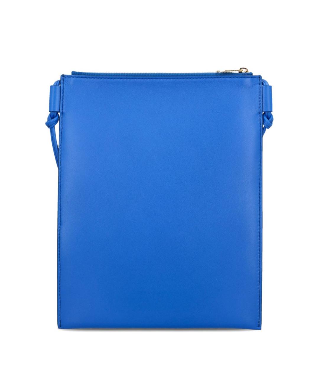 CELINE Синяя кожаная сумка через плечо, фото 3