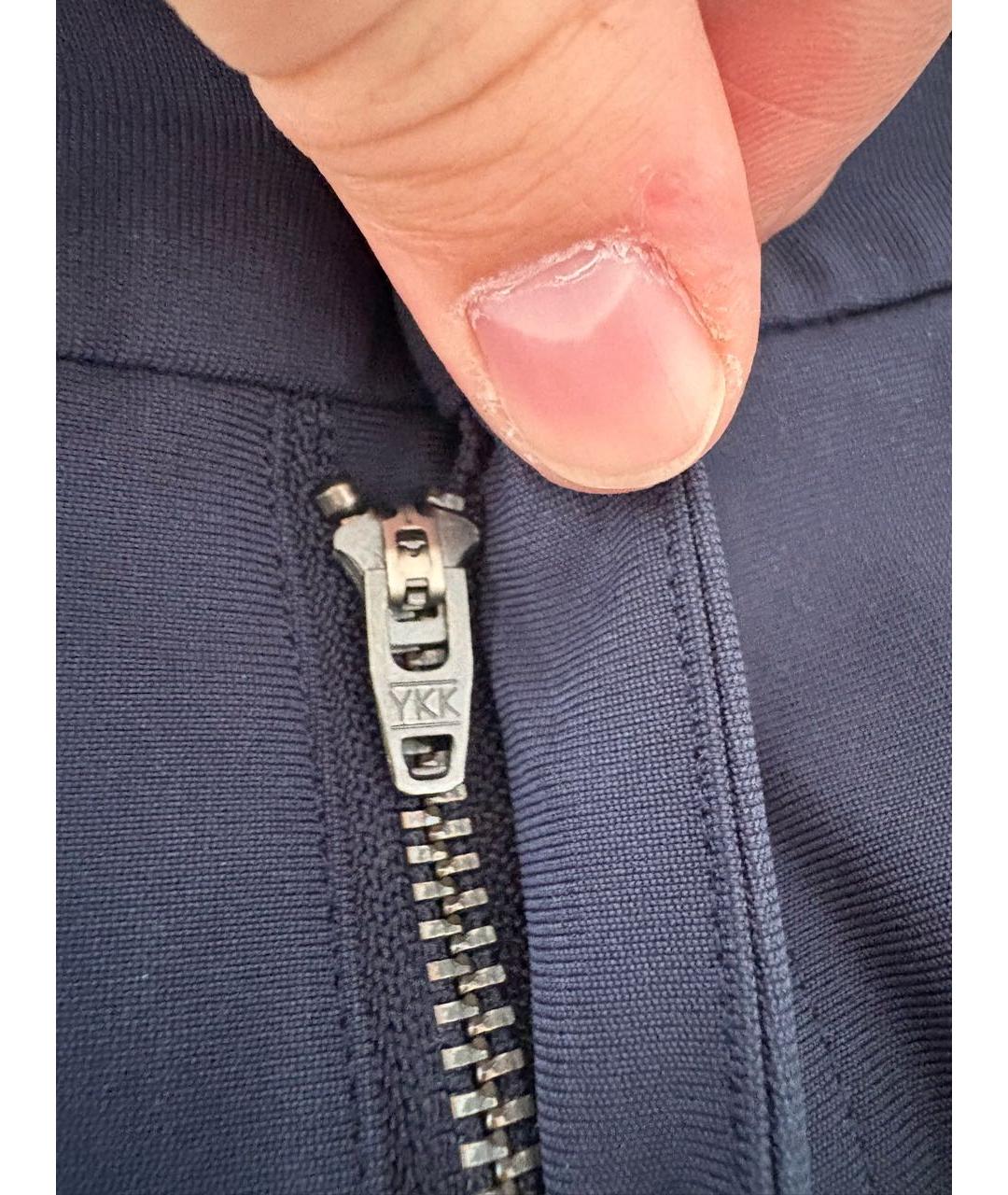 Lululemon Темно-синие хлопко-эластановые повседневные брюки, фото 6