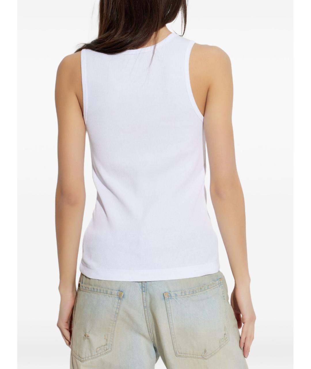 DOLCE&GABBANA Белая хлопковая майка, фото 4