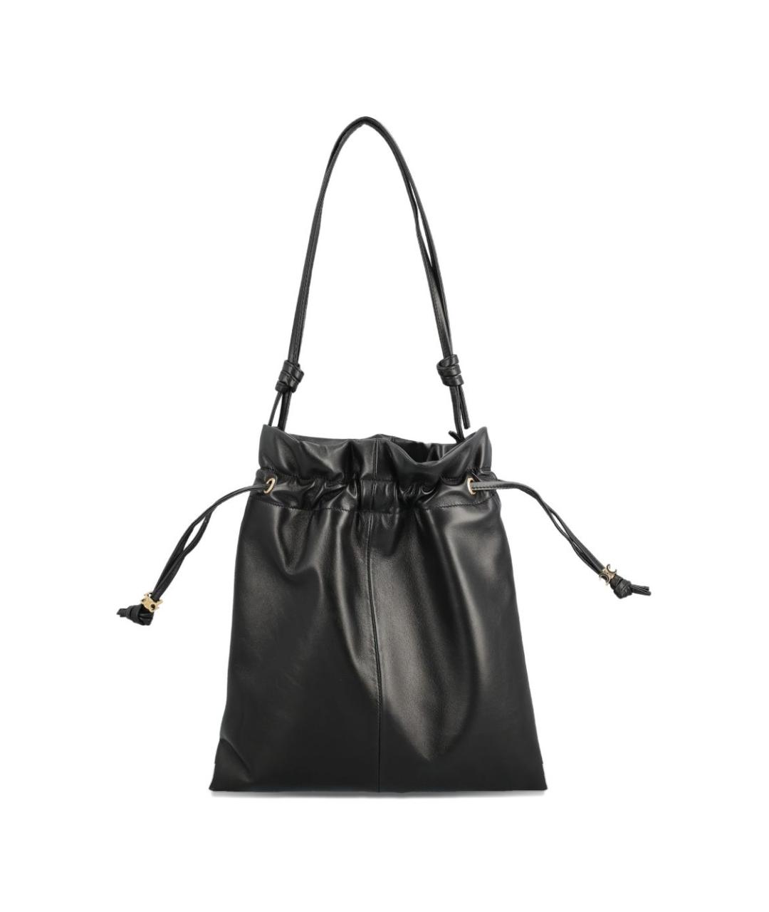 CELINE Черная кожаная сумка через плечо, фото 4