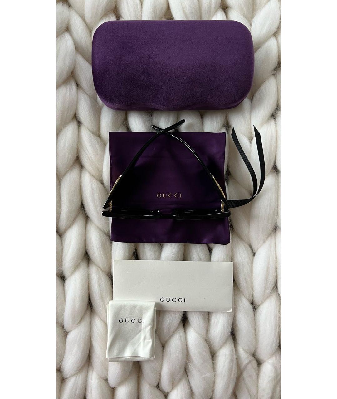 GUCCI Черные солнцезащитные очки, фото 4