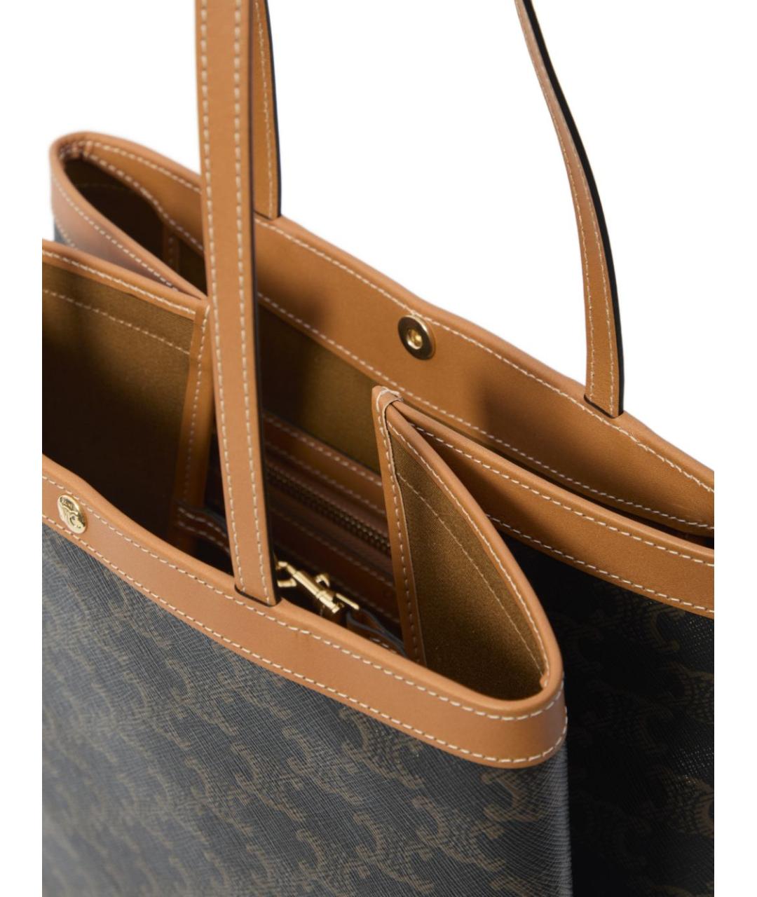 CELINE Коричневая сумка тоут, фото 3