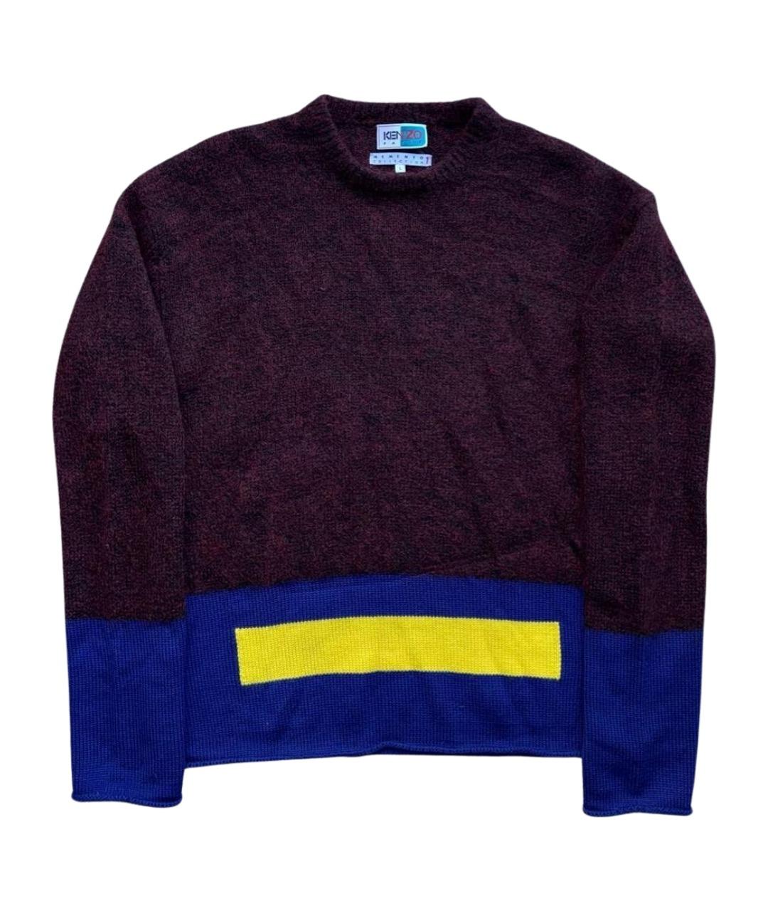 KENZO Мульти шерстяной джемпер / свитер, фото 1