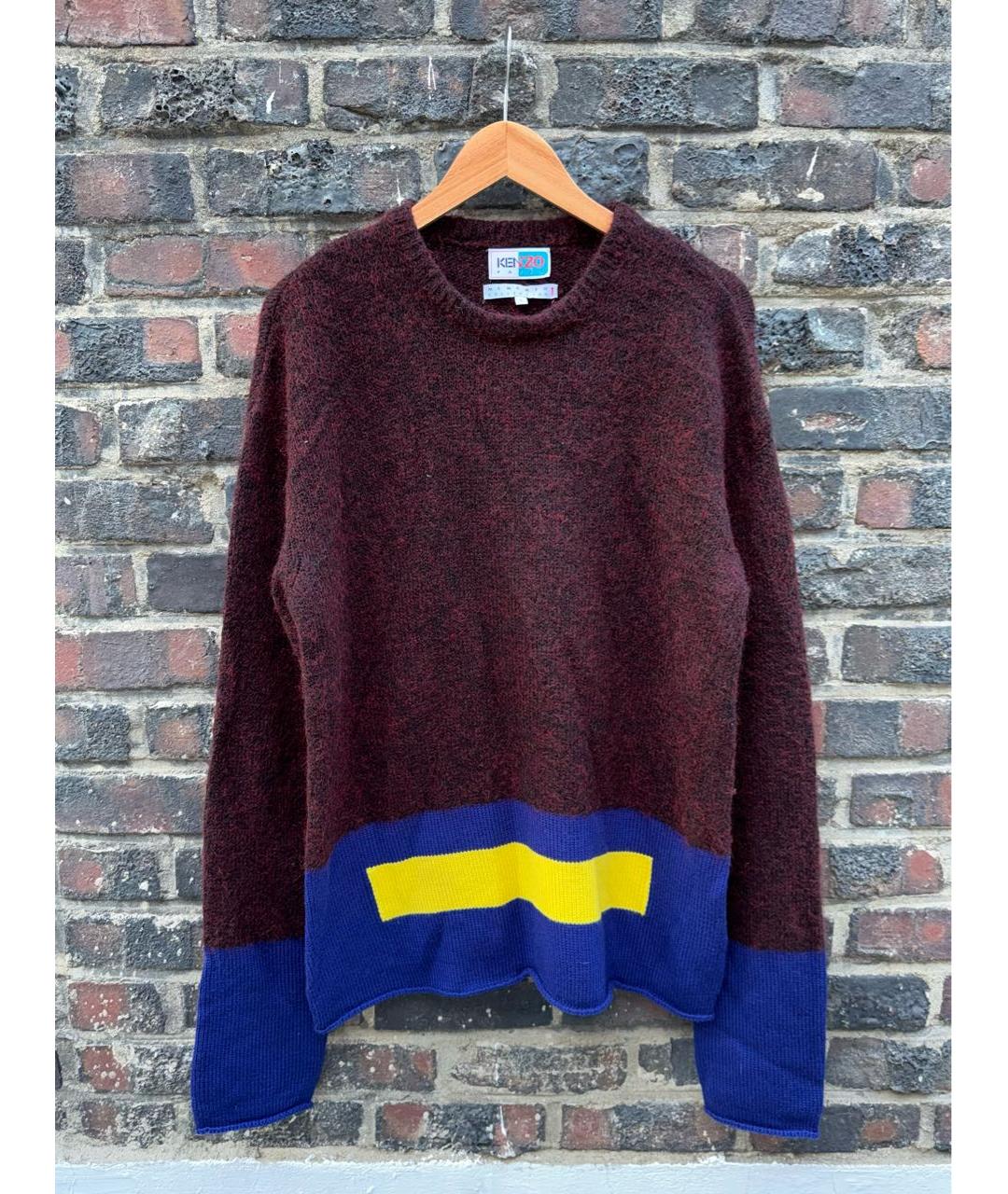 KENZO Мульти шерстяной джемпер / свитер, фото 5
