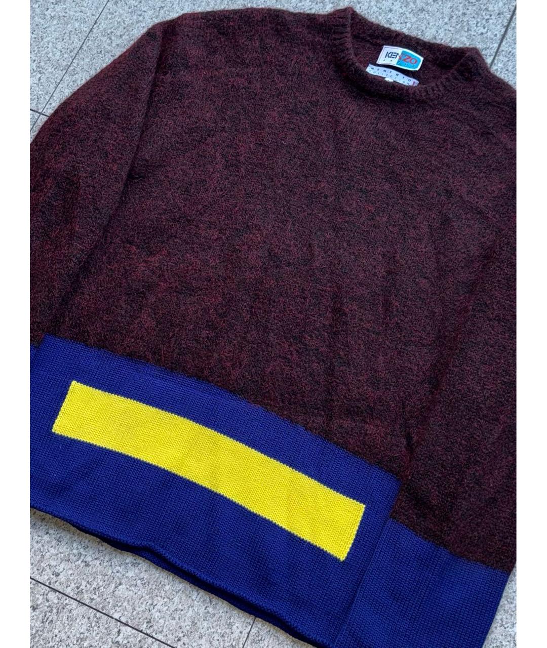 KENZO Мульти шерстяной джемпер / свитер, фото 3