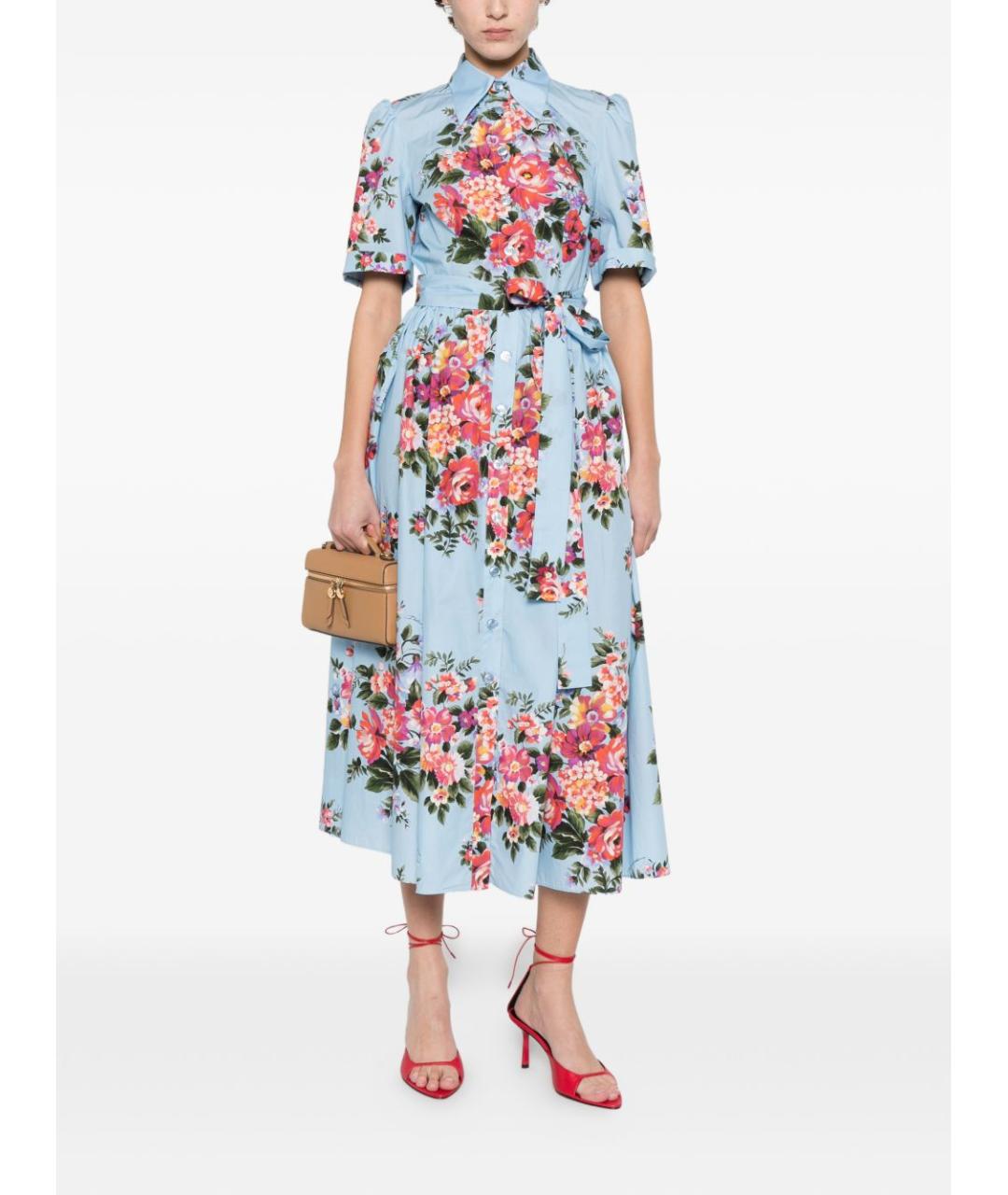 DOLCE&GABBANA Голубое платье, фото 2