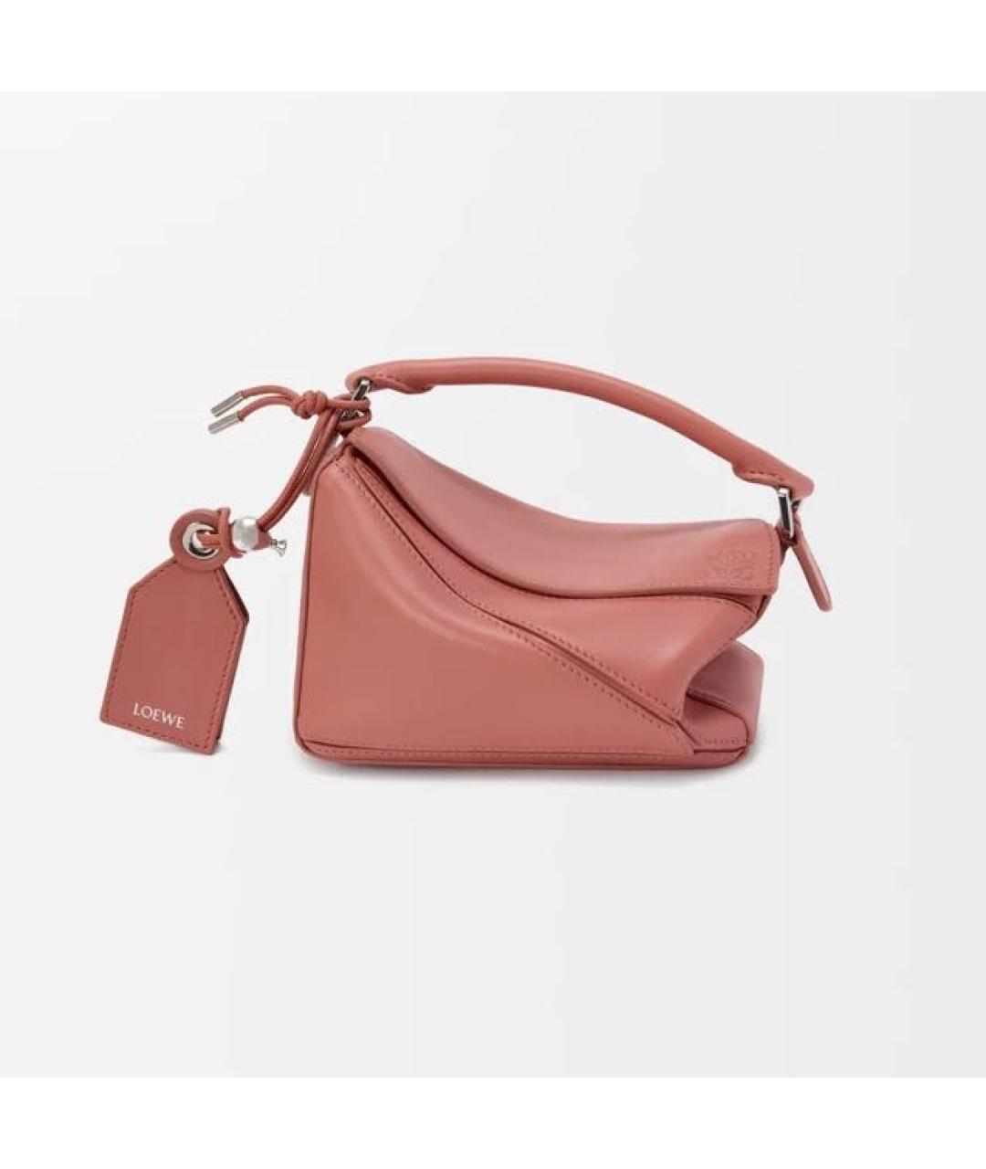 LOEWE Розовая кожаная сумка через плечо, фото 4