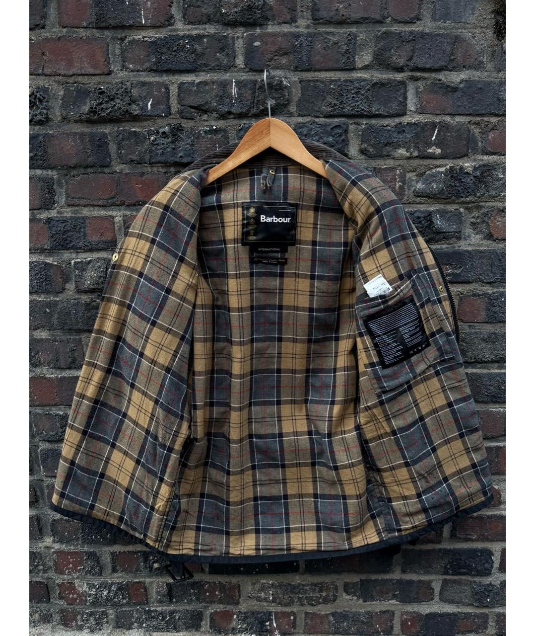 BARBOUR Черная хлопковая куртка, фото 8