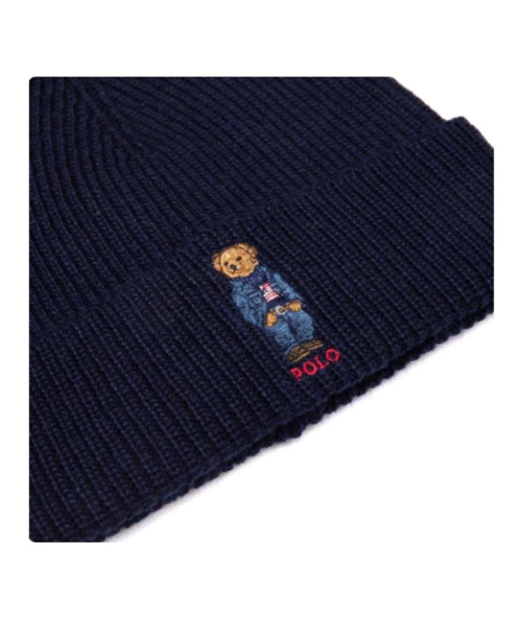 POLO RALPH LAUREN Синяя шапка, фото 2