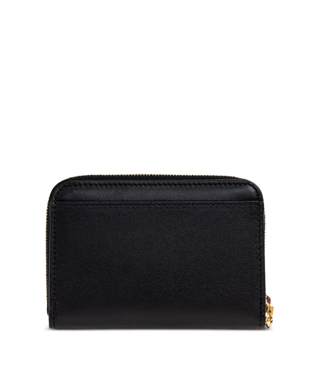 LOEWE Черный кожаный кошелек, фото 3