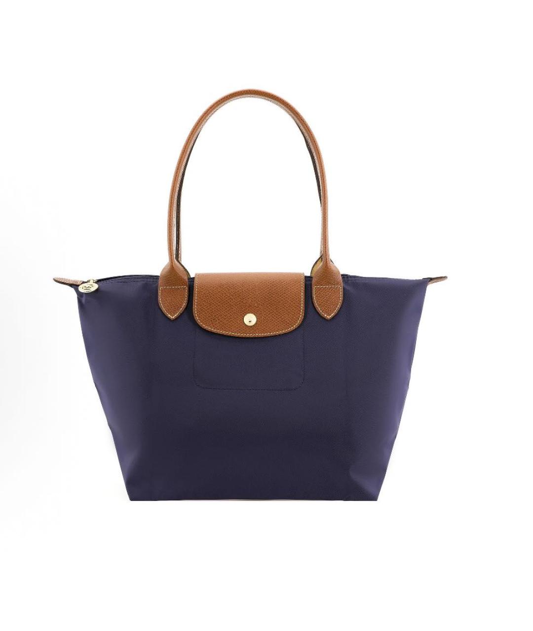 LONGCHAMP Темно-синяя сумка тоут, фото 9