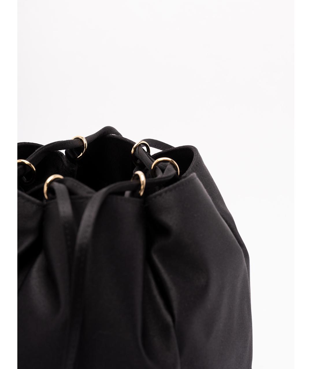 PRADA Черная тканевая сумка тоут, фото 4