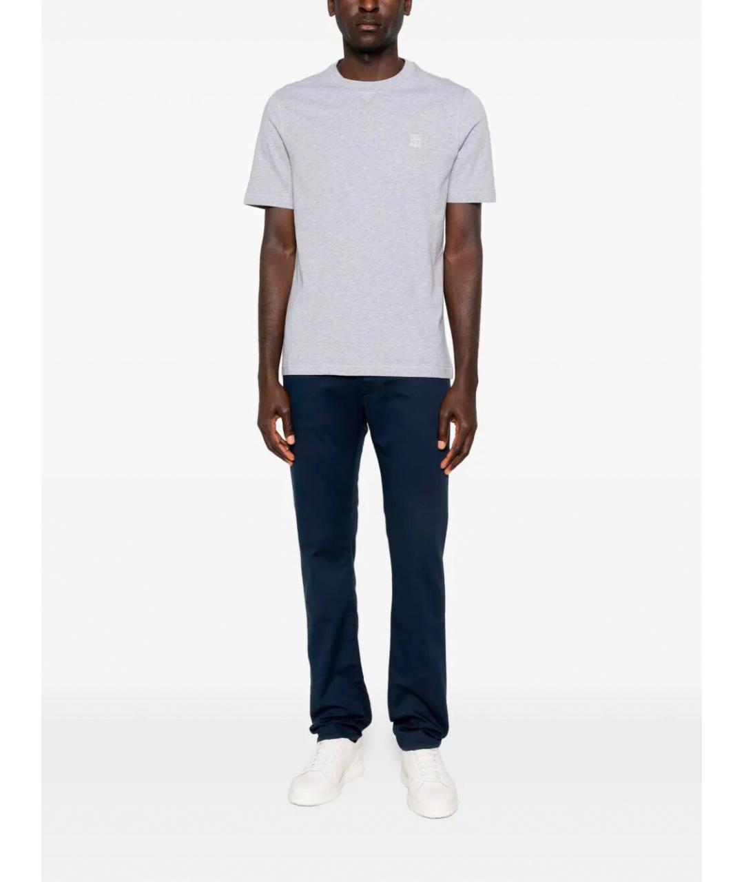 BRUNELLO CUCINELLI Хлопковая футболка, фото 2