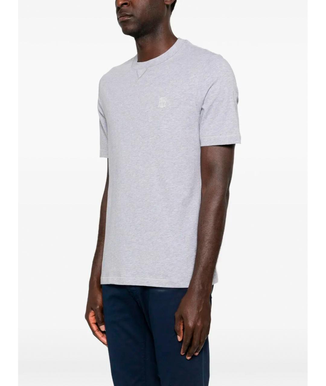 BRUNELLO CUCINELLI Хлопковая футболка, фото 4