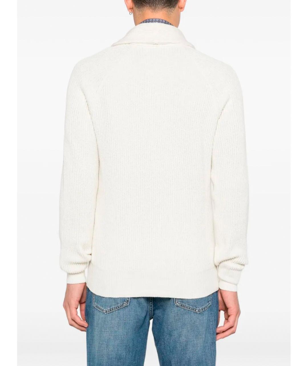 BRUNELLO CUCINELLI Бежевый хлопковый кардиган, фото 3