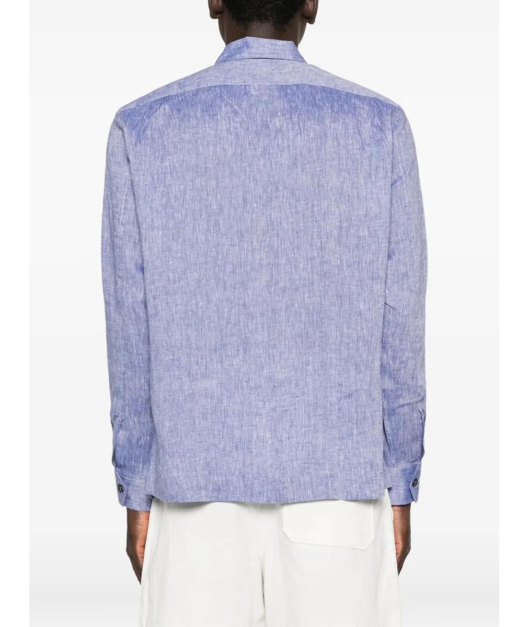 BRUNELLO CUCINELLI Синий льняной пиджак, фото 3