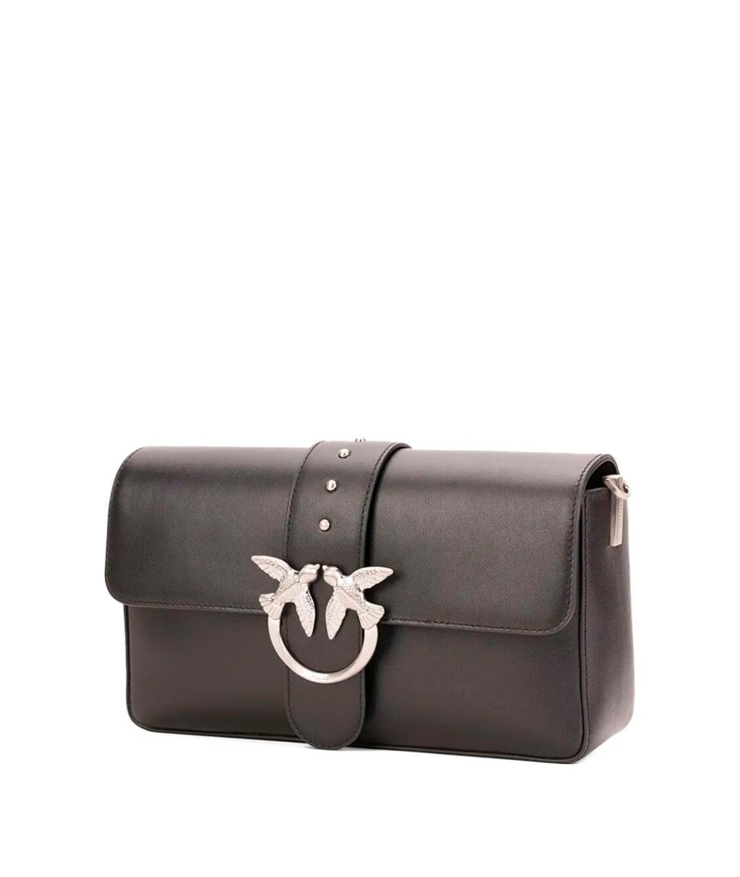 PINKO Коричневая кожаная сумка через плечо, фото 3