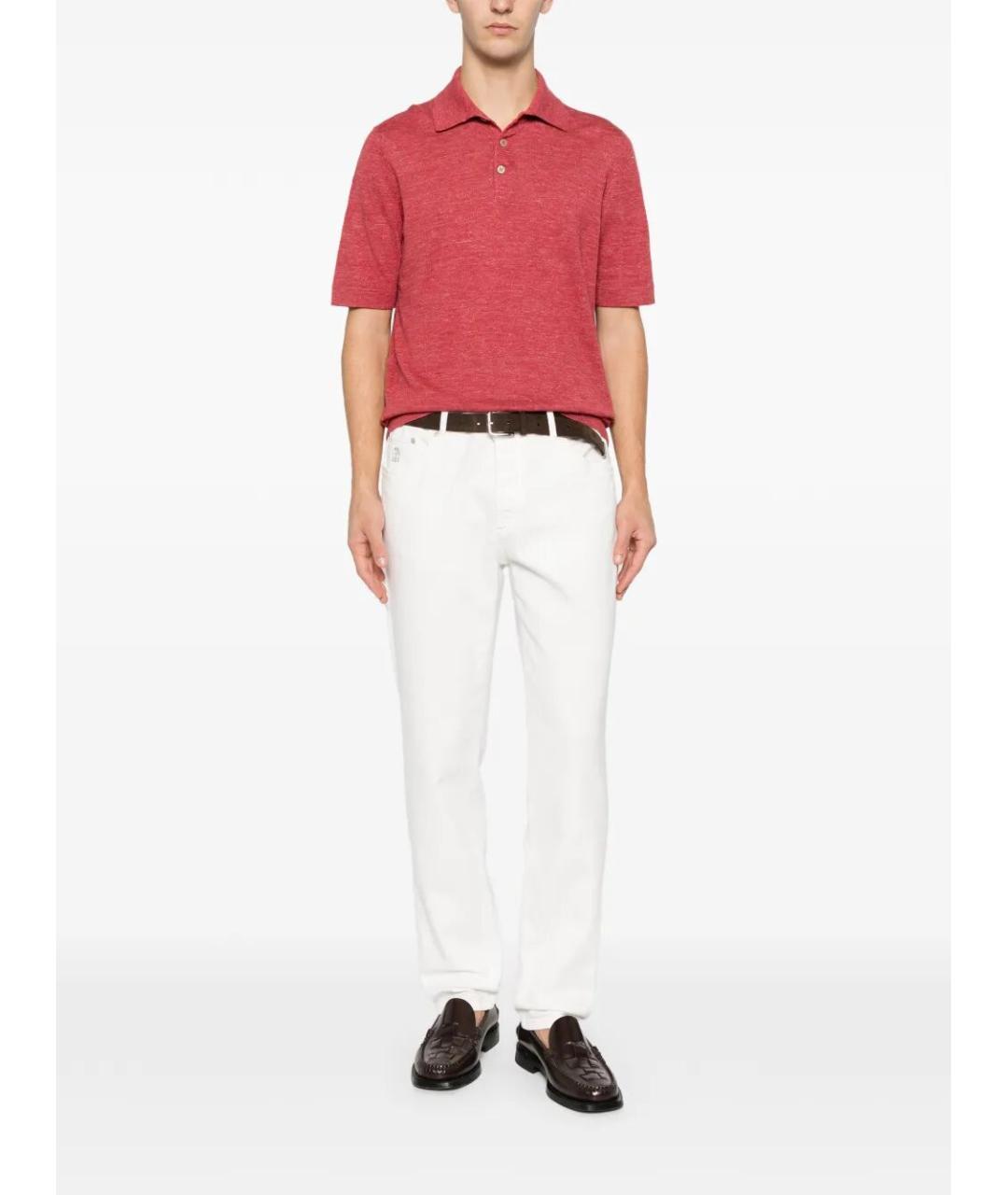 BRUNELLO CUCINELLI Хлопковое поло с коротким рукавом, фото 2