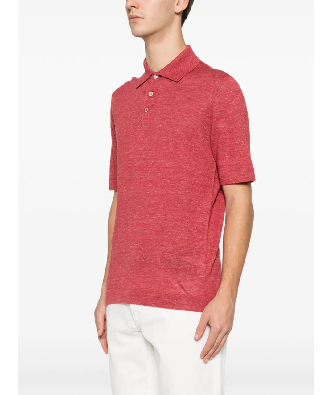 BRUNELLO CUCINELLI Хлопковое поло с коротким рукавом, фото 5