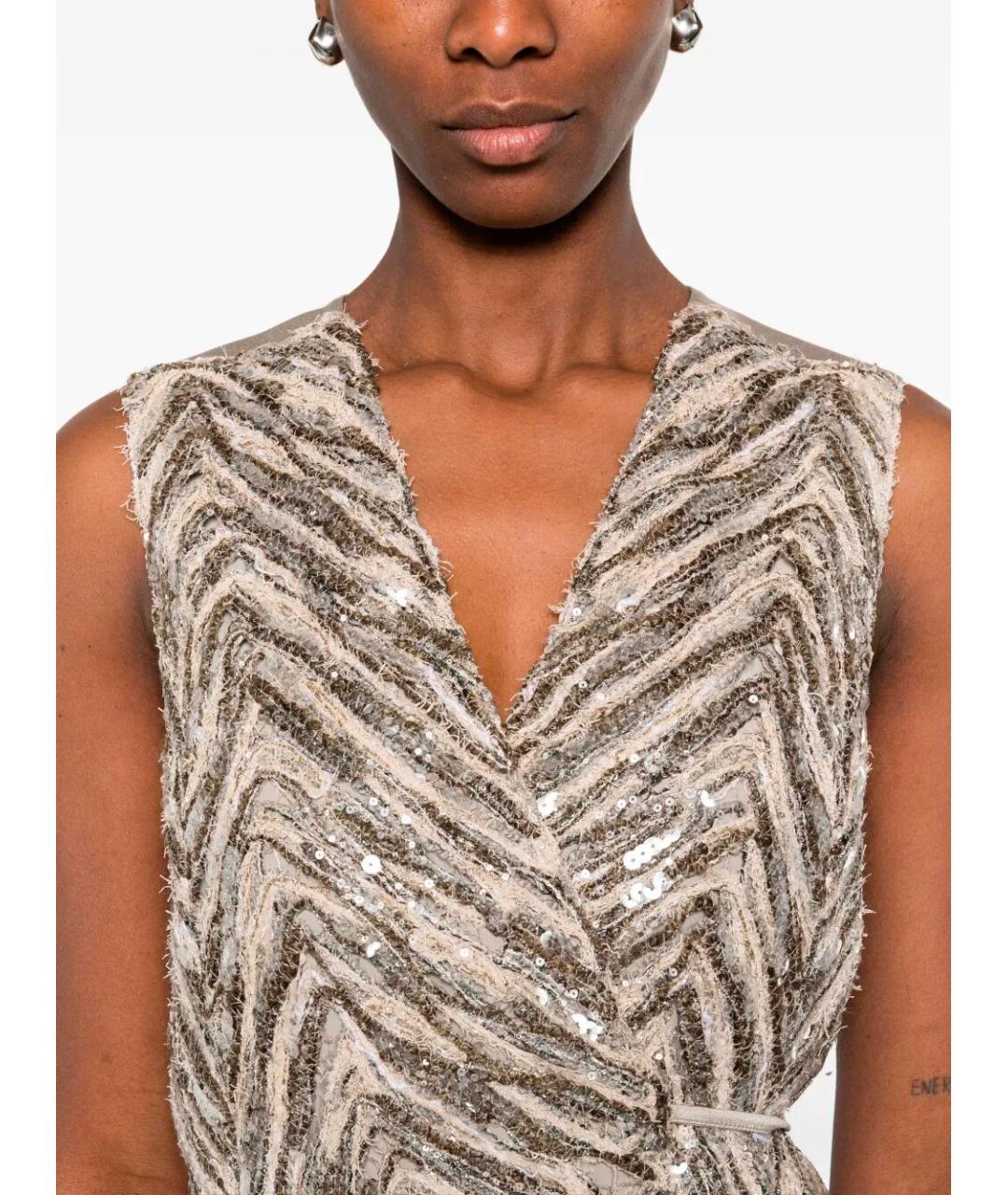 BRUNELLO CUCINELLI Мульти жилетка, фото 3