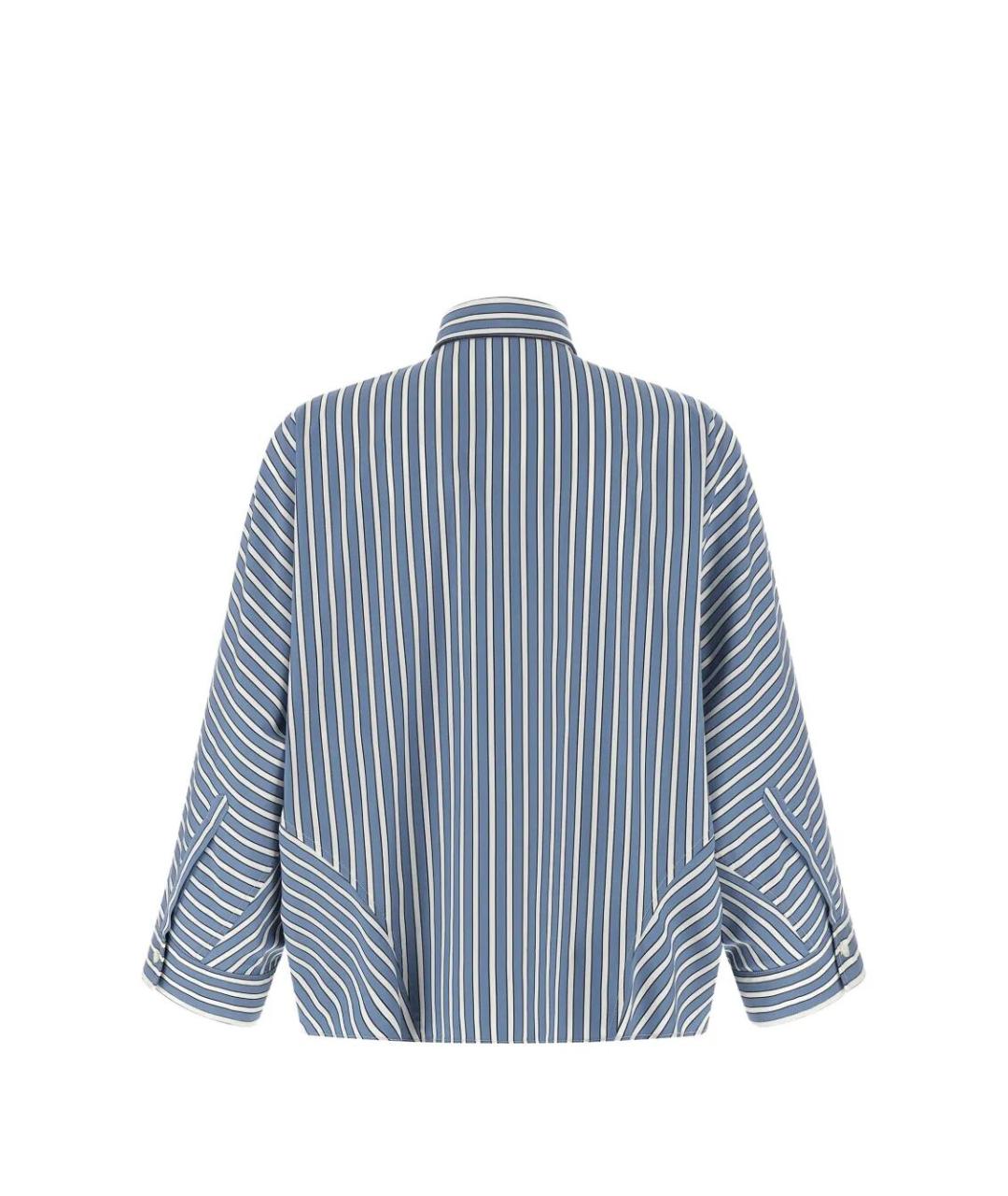 BRUNELLO CUCINELLI Синяя хлопковая рубашка, фото 2