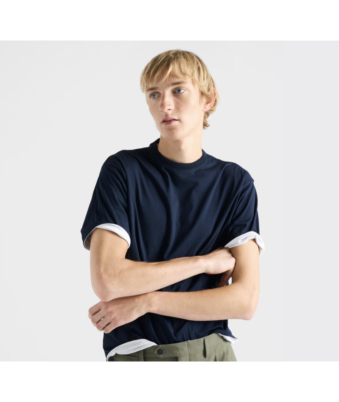 PRADA Мульти хлопковая футболка, фото 4