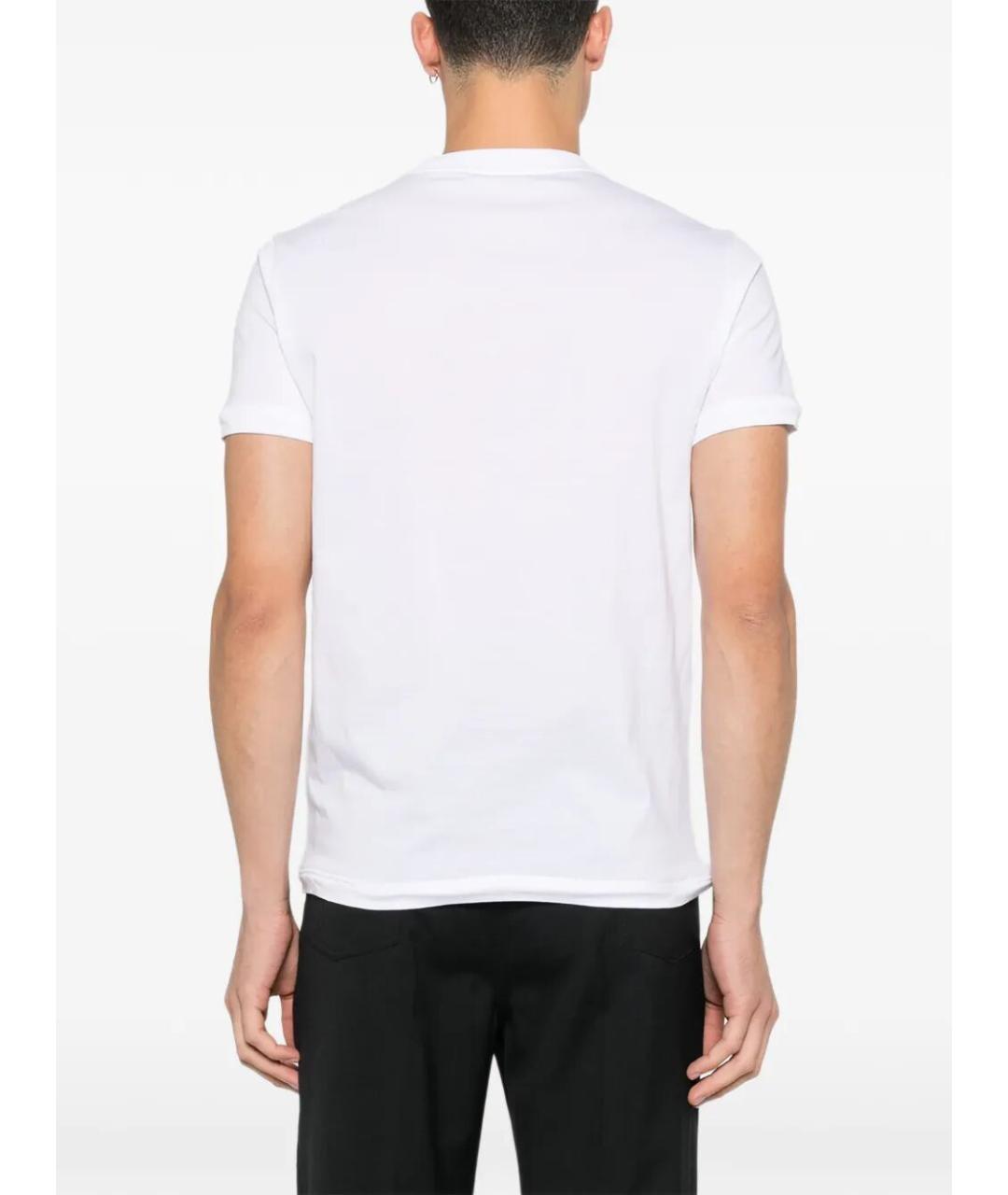 PRADA Белая хлопковая футболка, фото 5