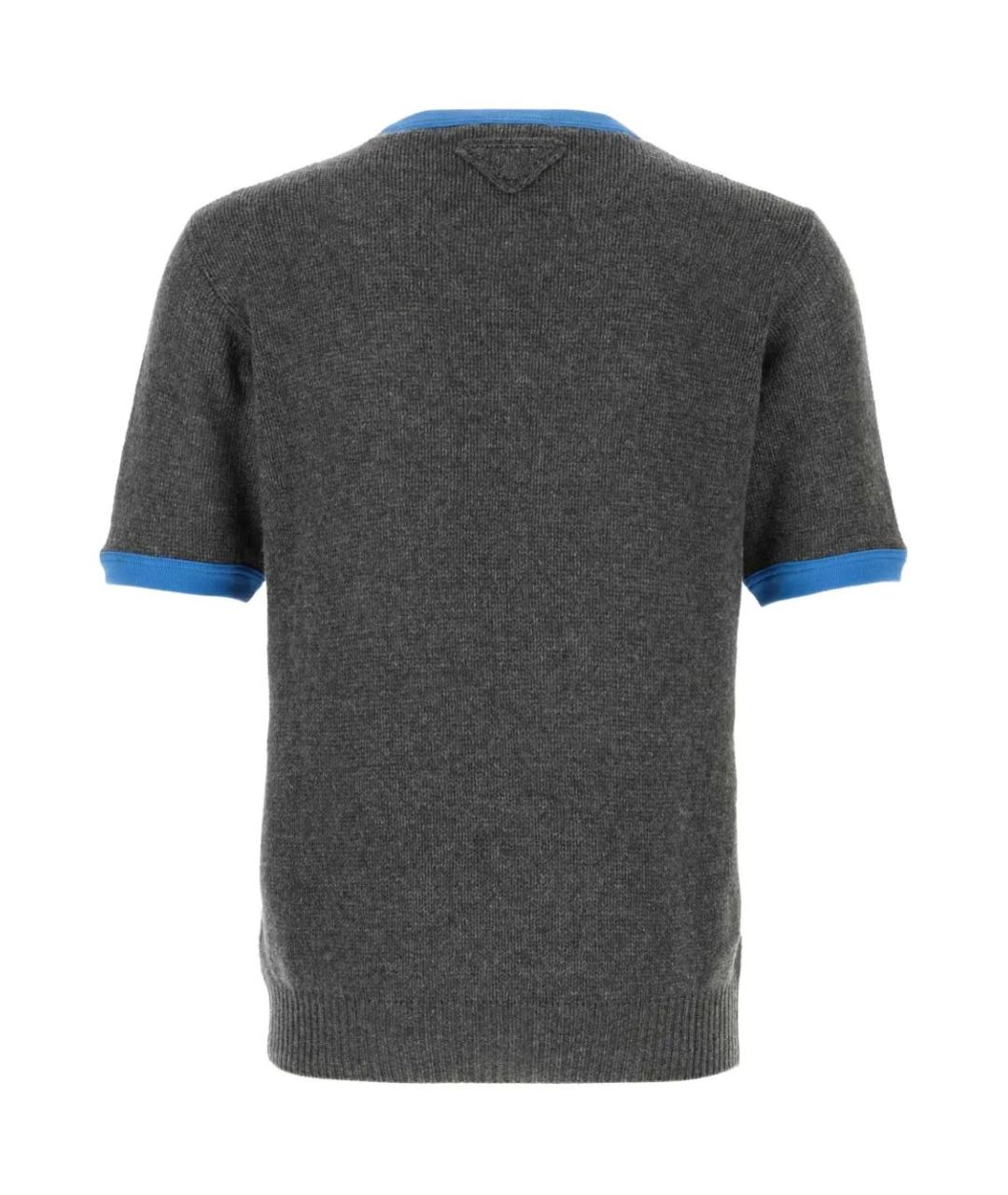 PRADA Серый кашемировый джемпер / свитер, фото 2