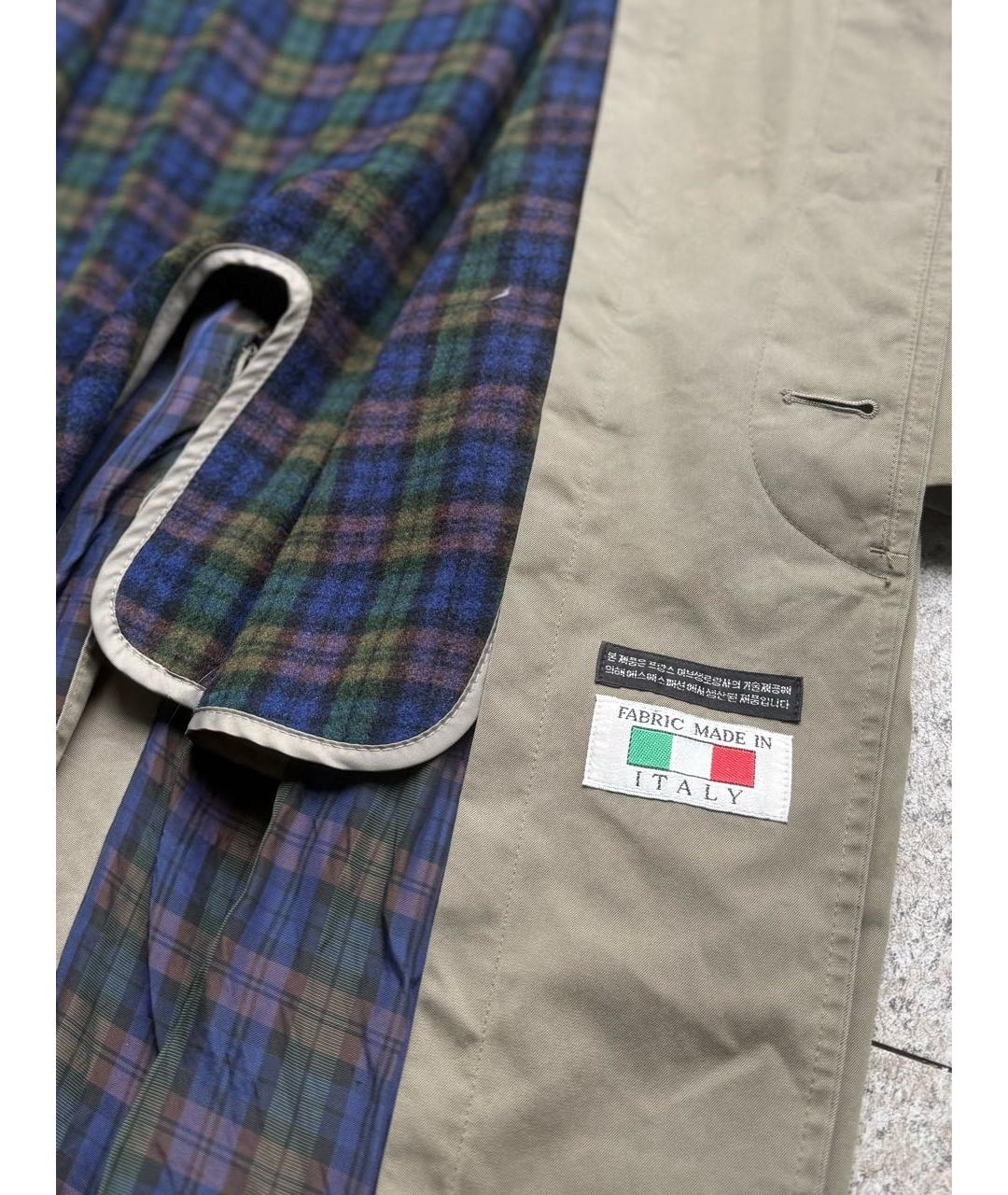 SAINT LAURENT Бежевый тренч / плащ, фото 8