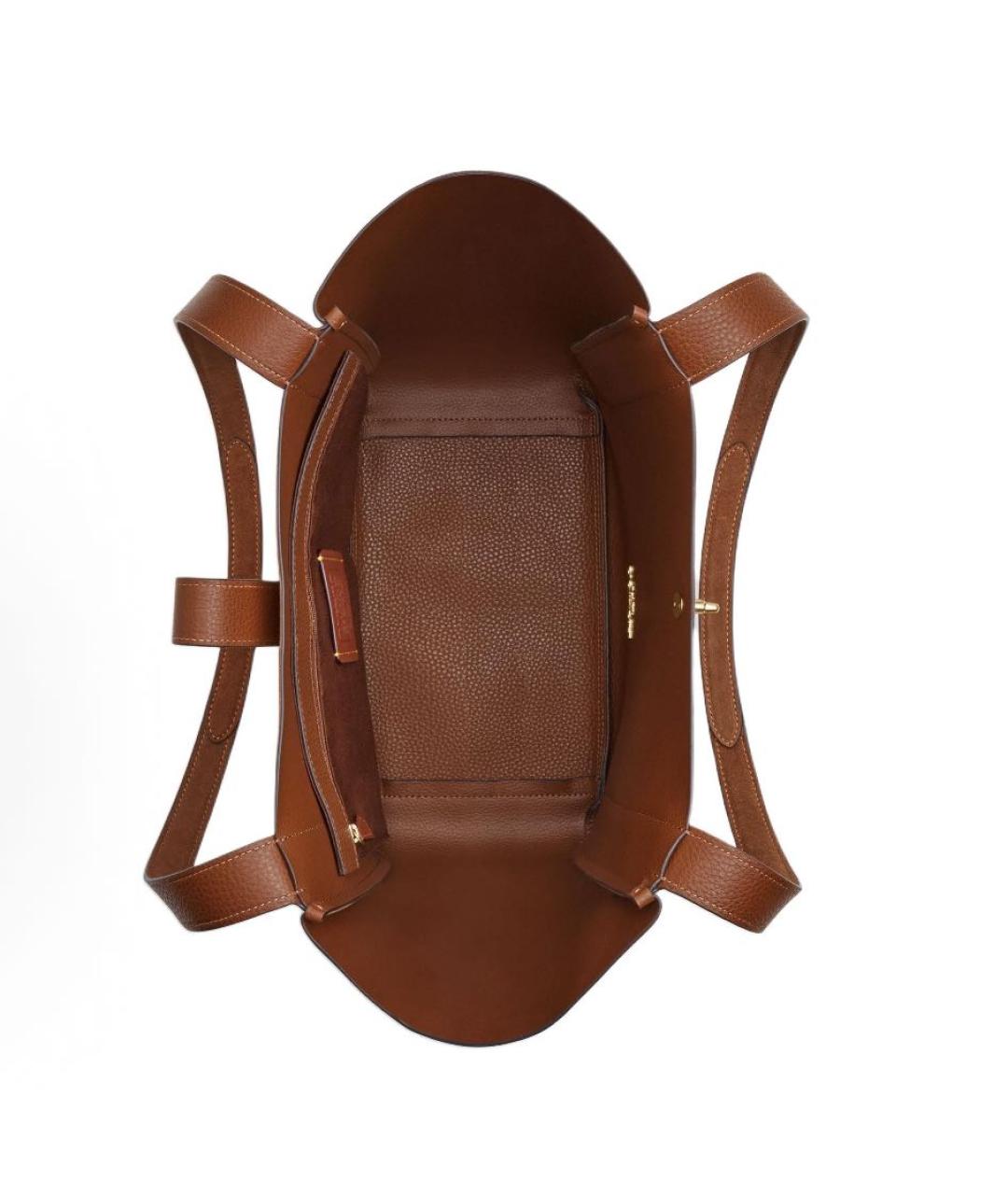 COACH Коричневая замшевая сумка тоут, фото 3