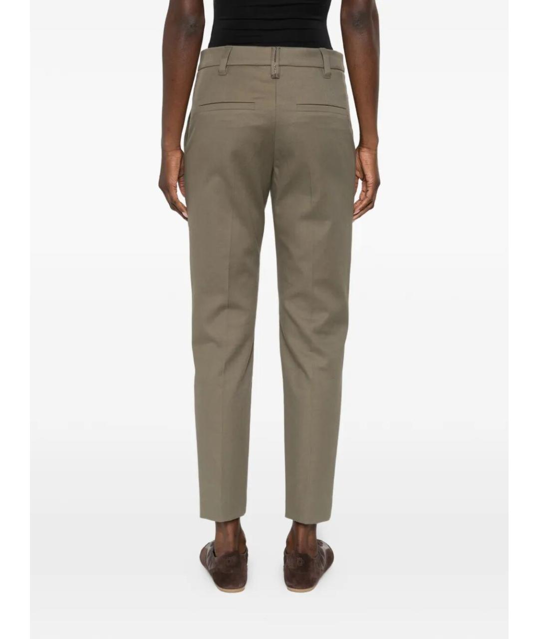 BRUNELLO CUCINELLI Хлопковые прямые брюки, фото 5