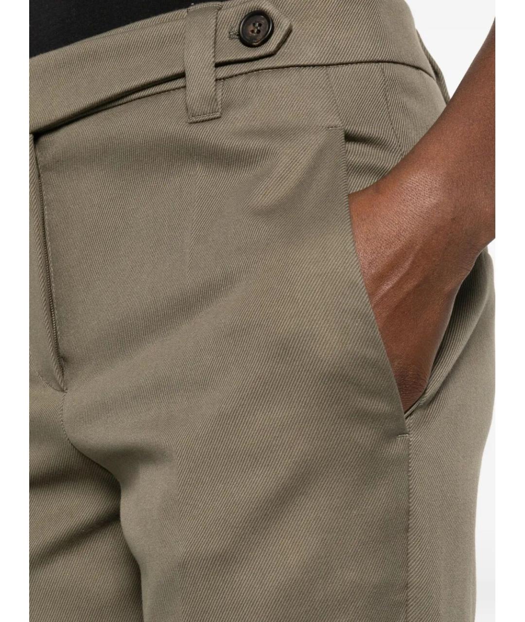 BRUNELLO CUCINELLI Хлопковые прямые брюки, фото 3