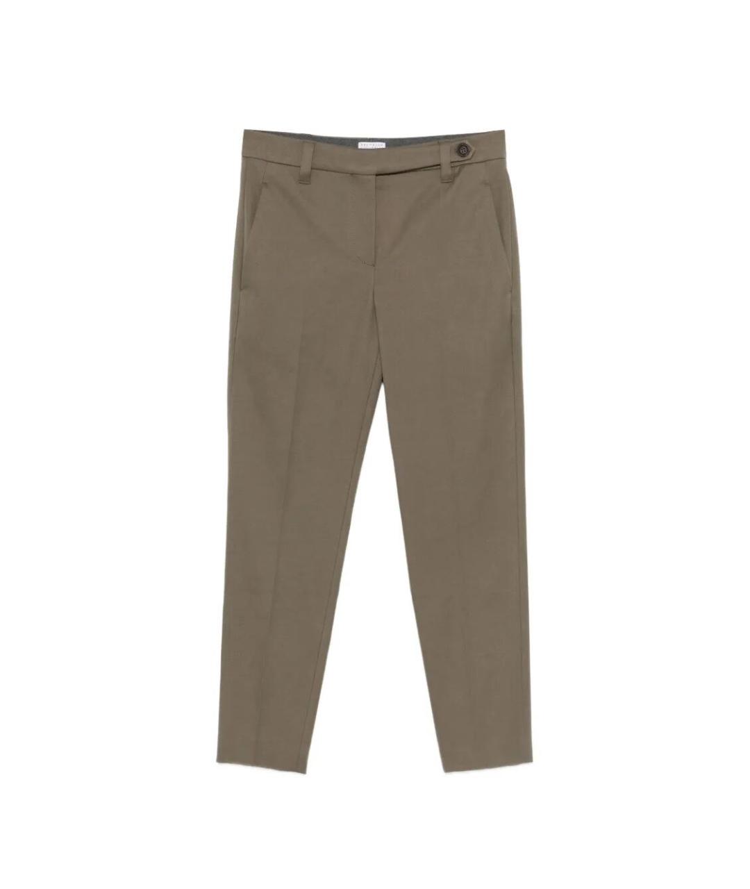 BRUNELLO CUCINELLI Хлопковые прямые брюки, фото 1