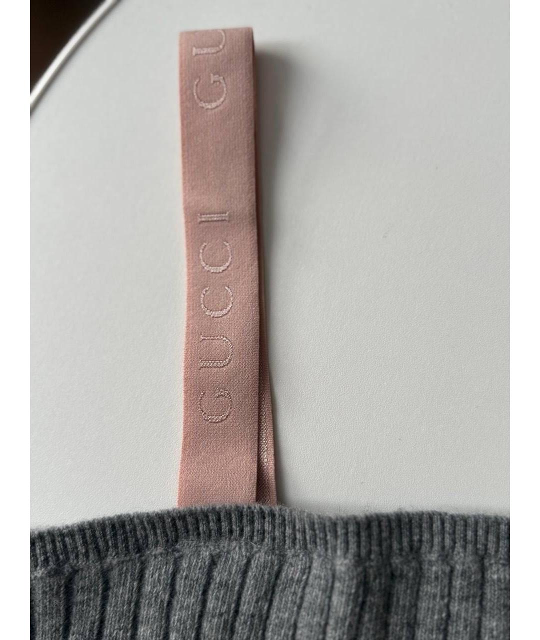 GUCCI Серая майка, фото 2